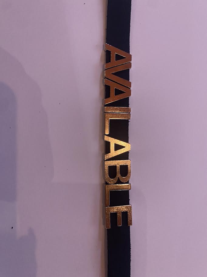 Funk Plus Leather Name Choker