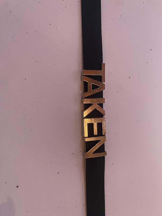 Funk Plus Leather Name Choker