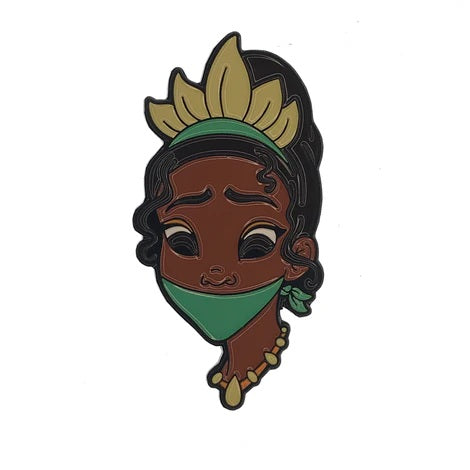 The Frog Princess pin.