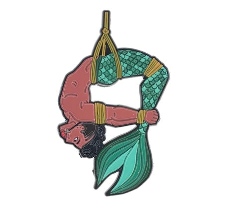 Merman V2 Green Geeky and Kinky Rope Pin.