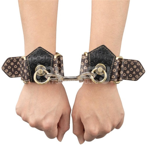 Lovetoy Rebellion Reign Hand Cuffs - Black