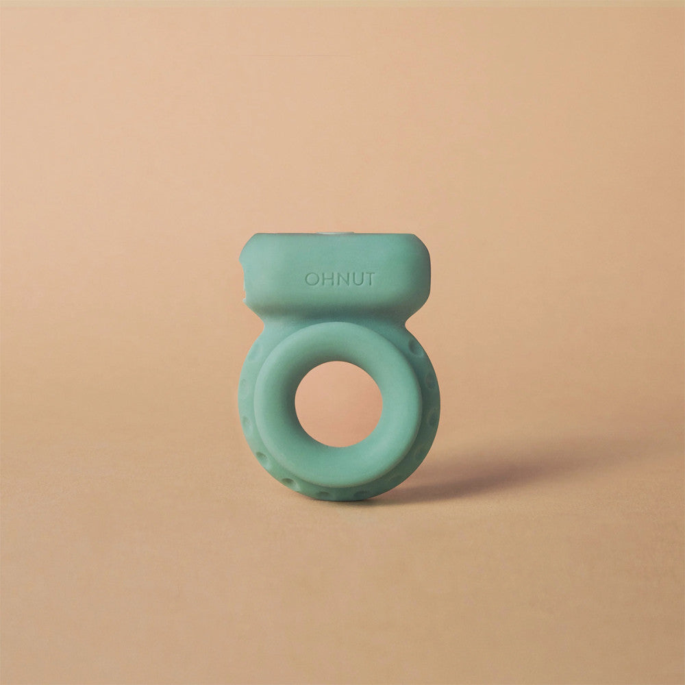 The wide aloe OhNut Vibrating cock ring.