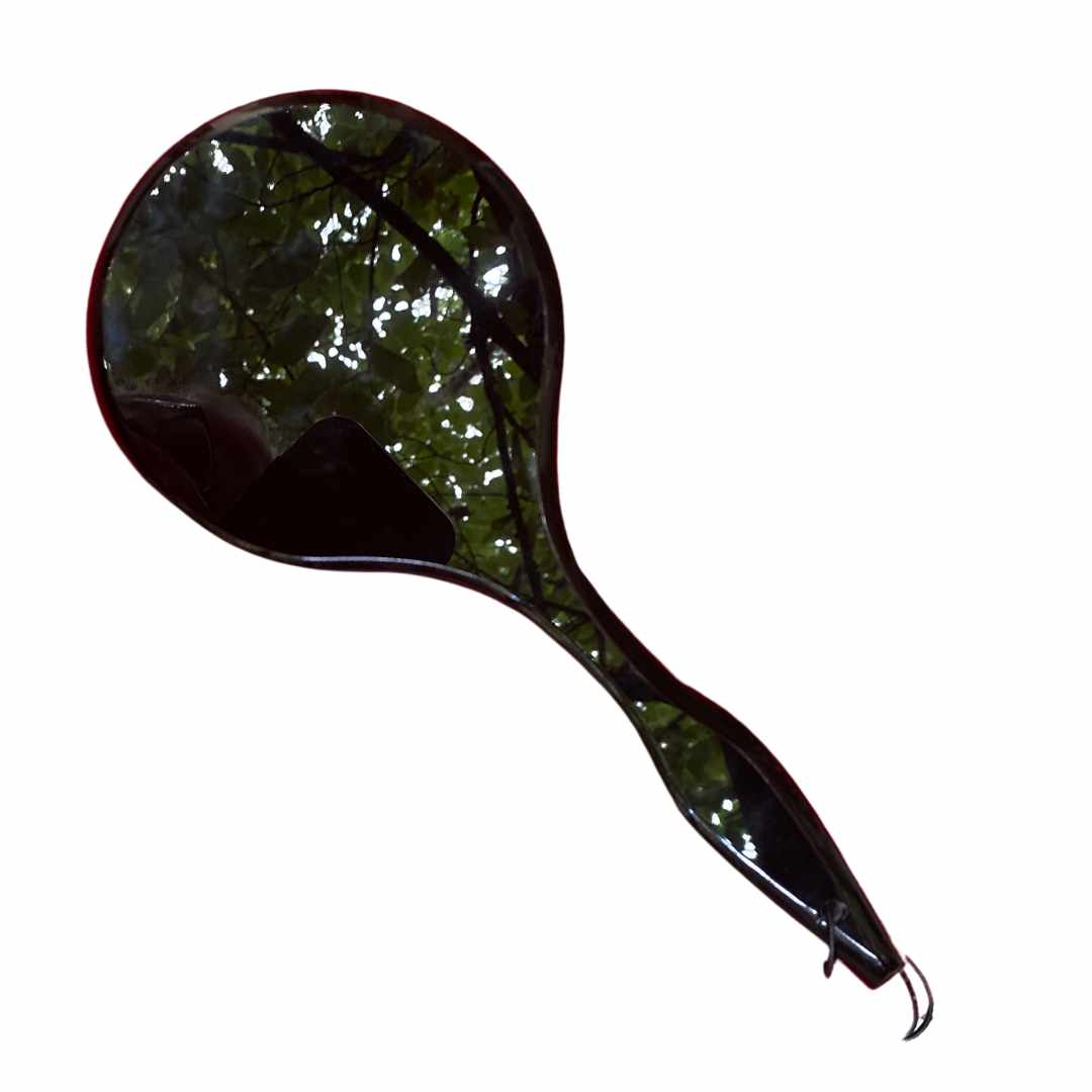 Smooth Side of Round Mirror Bubble Paddle
