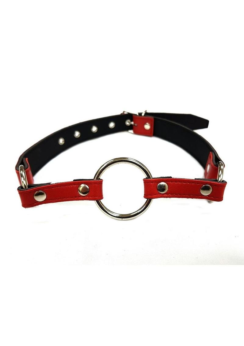 O Ring Leather Adjustable Mouth Gag