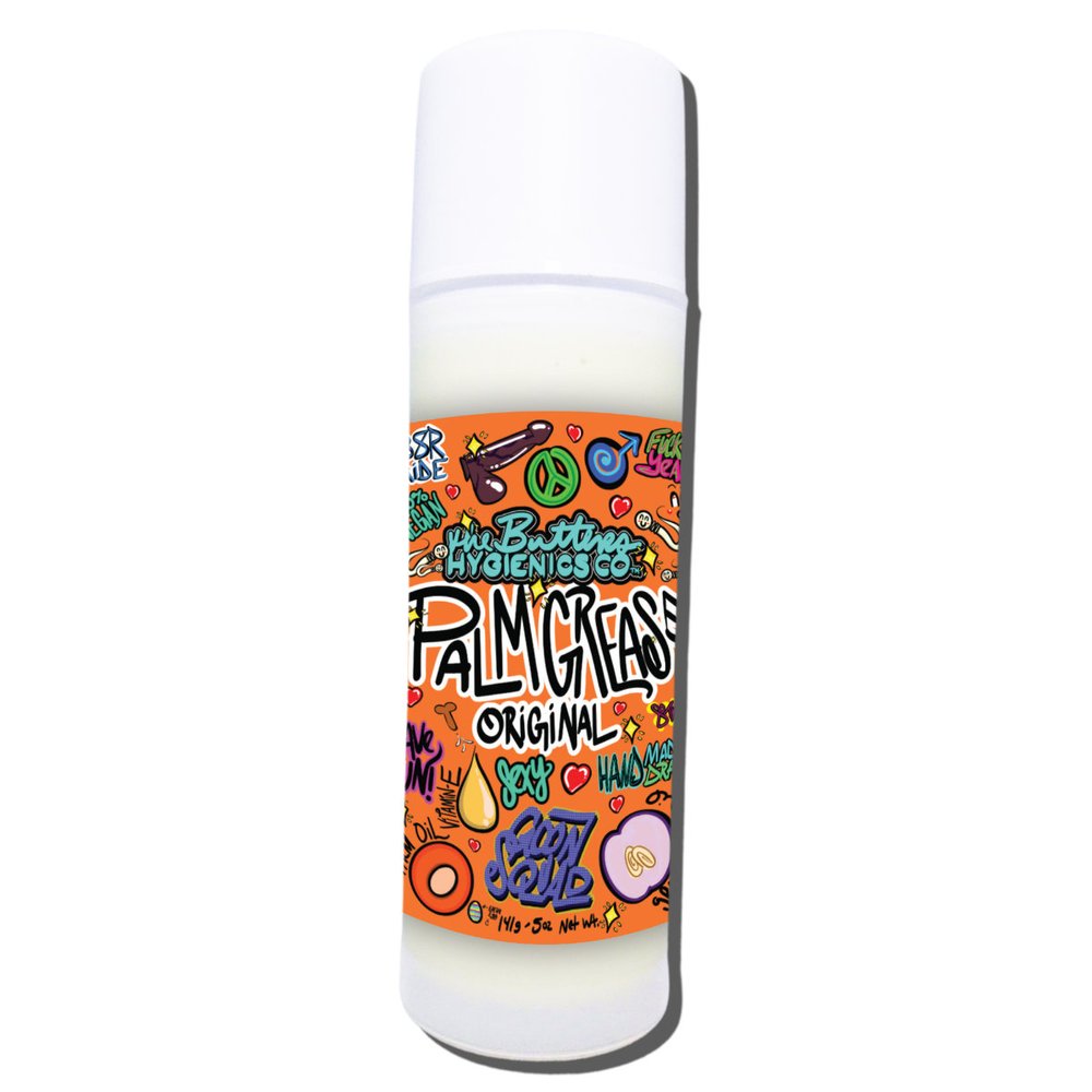 A 5oz tube of The Butters Lube - Aloe X Shea (FKA Palm Grease).