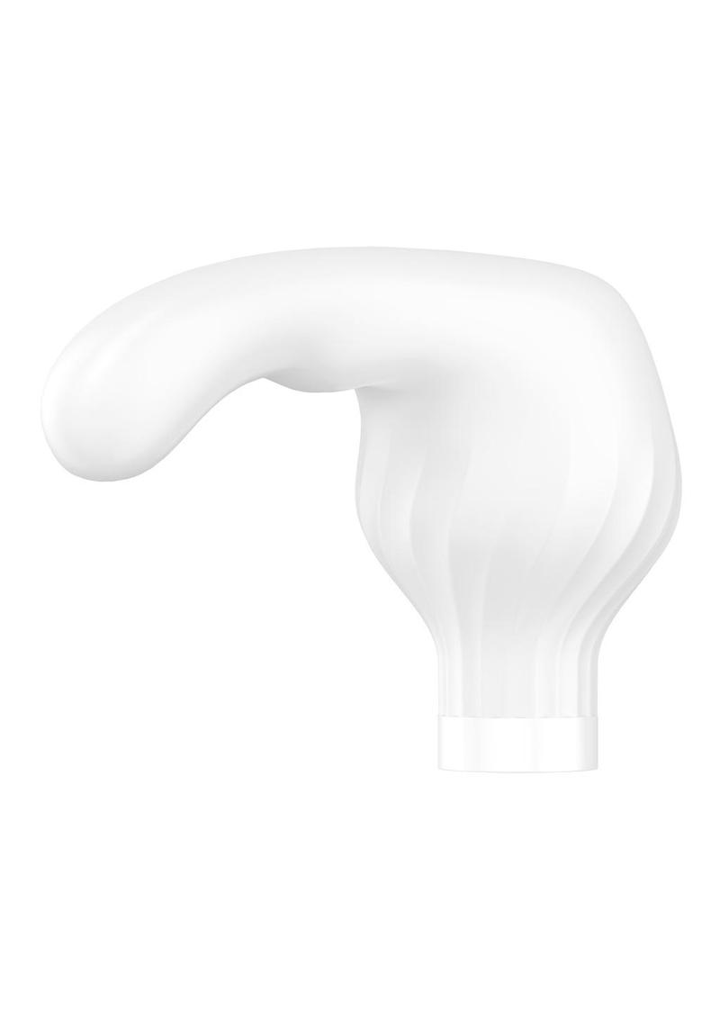 Double Wand-er Rechargeable Silicone Waterproof Massager with Attachments