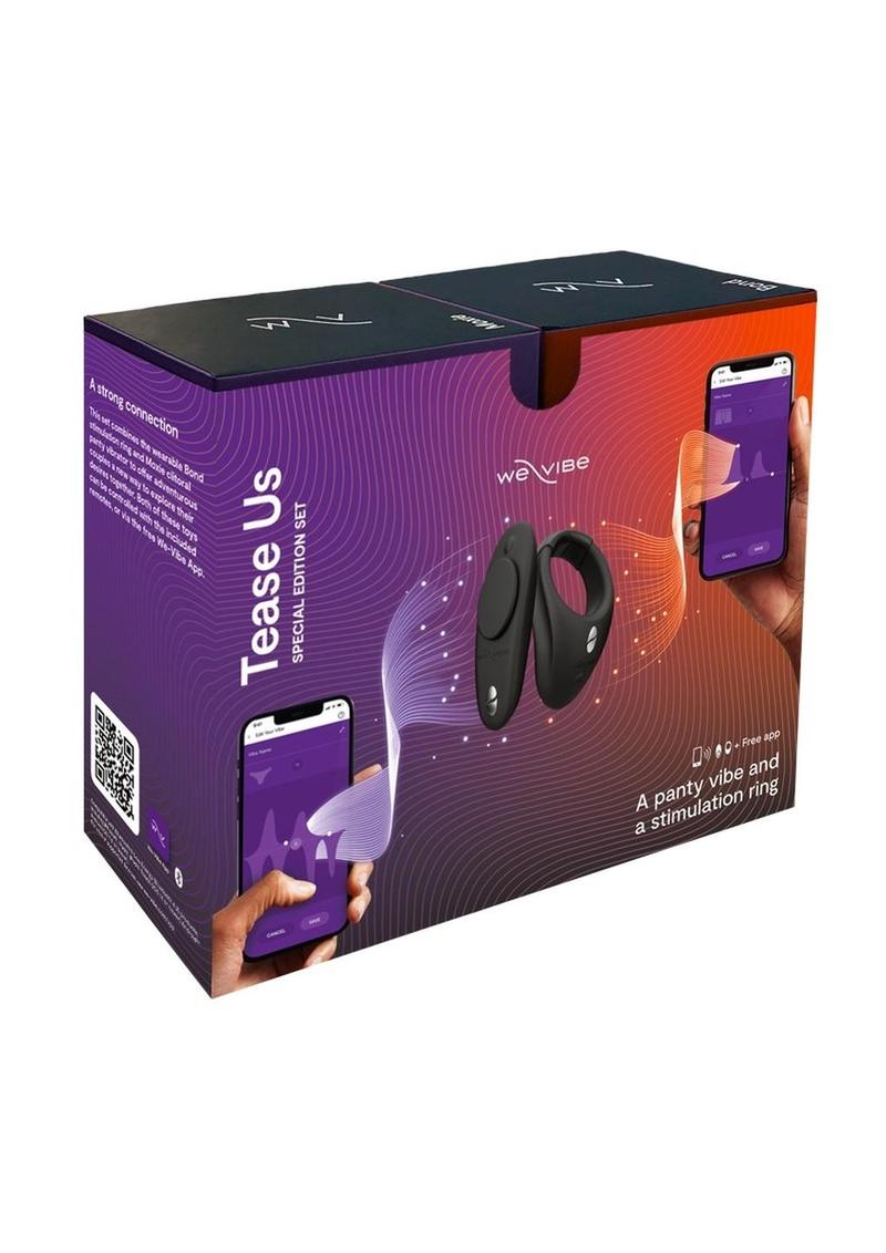 We-Vibe Tease Us App Compatible Special Edition Sets - Black