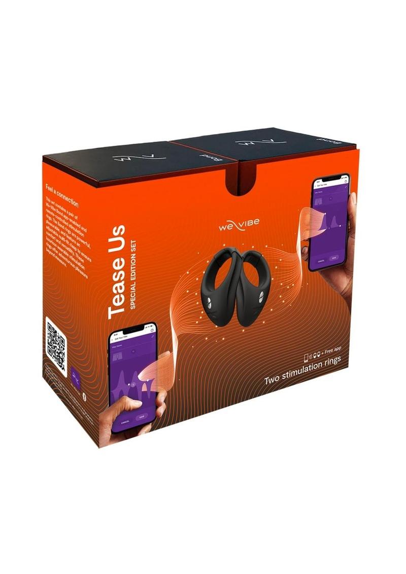 We-Vibe Tease Us App Compatible Special Edition Sets - Black