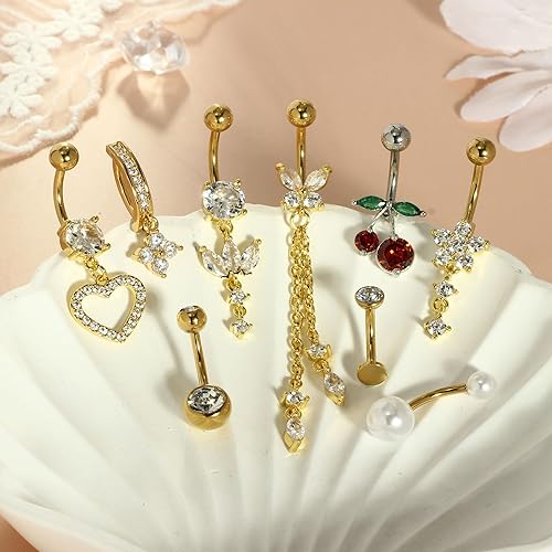 14 Gauge Belly Button Rings