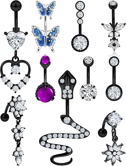 14 Gauge Belly Button Rings