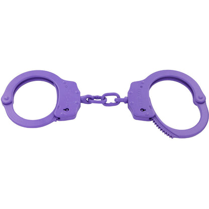Chicago Double-Locking Handcuffs in Purple