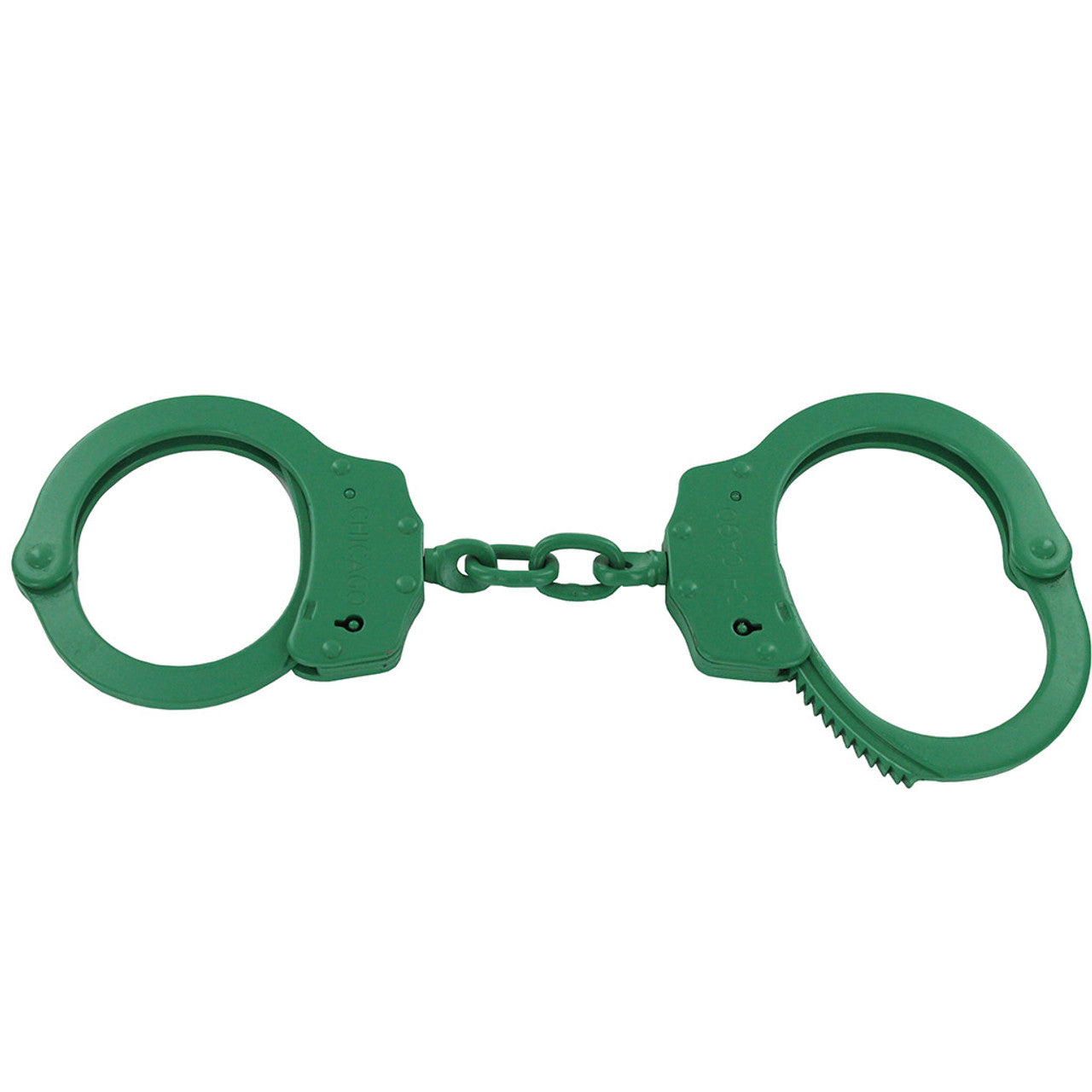 Chicago Double-Locking Handcuffs in Green