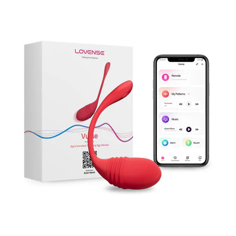 Lovense Vulse App Controlled Thrusting Egg Vibrator