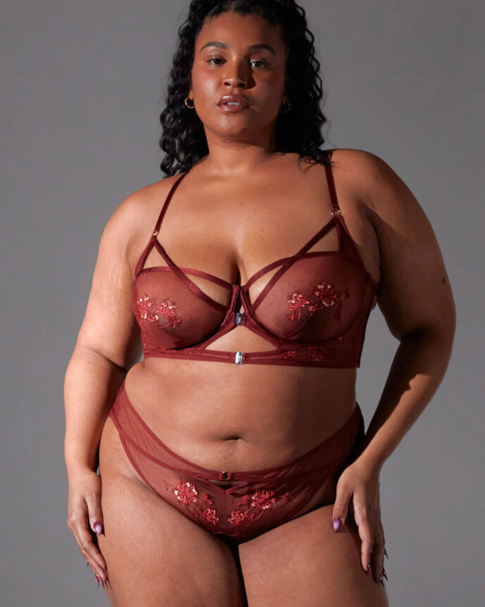 Thistle and Spire "Dryad" Bikini - Burgundy