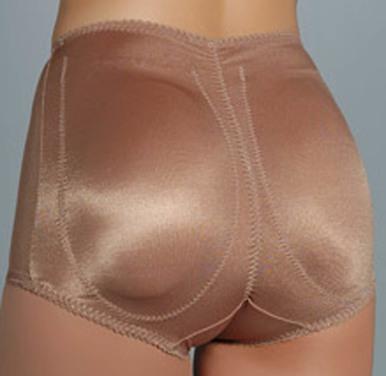 The rear of the mocha Rear Padded High Waist Panty.