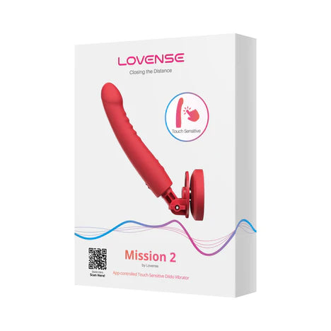 Lovense Mission 2 App Controlled Touch Sensitive Dildo Vibrator