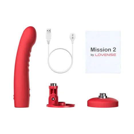 Lovense Mission 2 App Controlled Touch Sensitive Dildo Vibrator