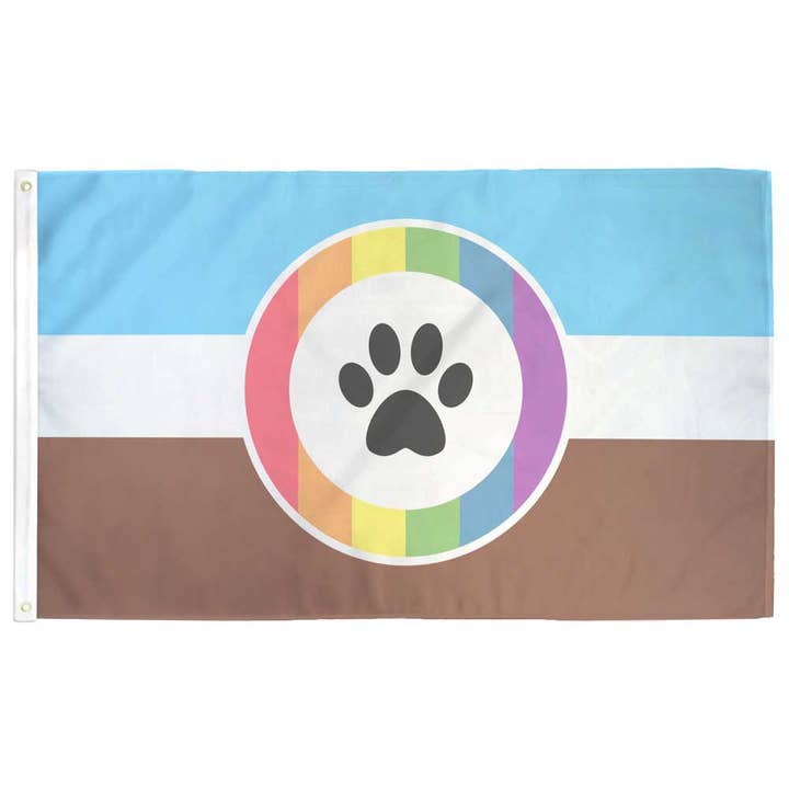 The FFG Limited Edition Outdoor 3x5' Pride Flag - Furry Pride