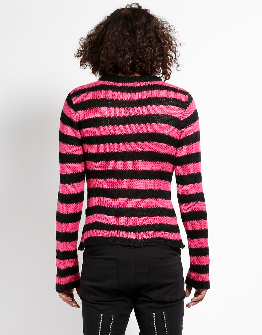 RAG STRIPE SWEATER