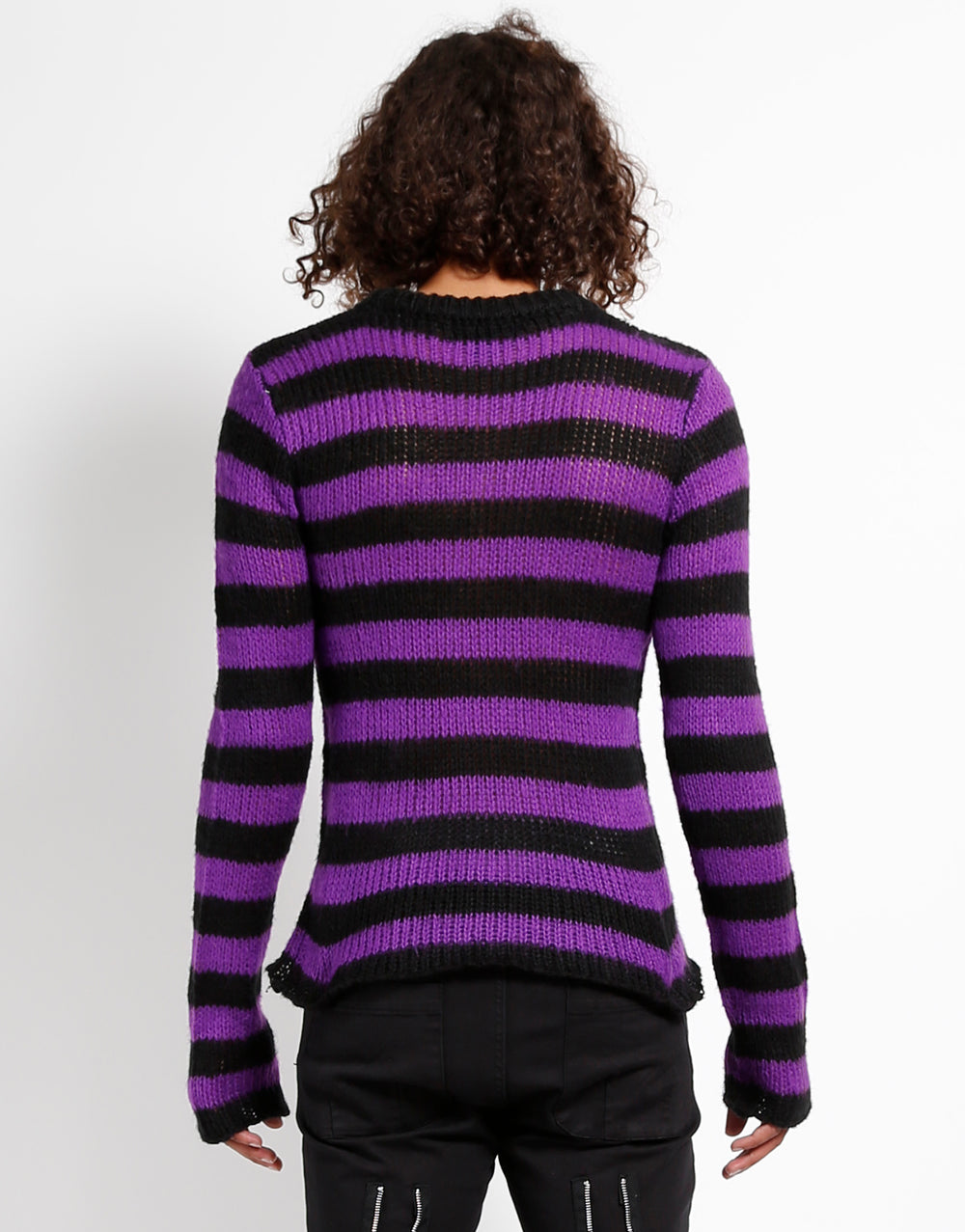 RAG STRIPE SWEATER