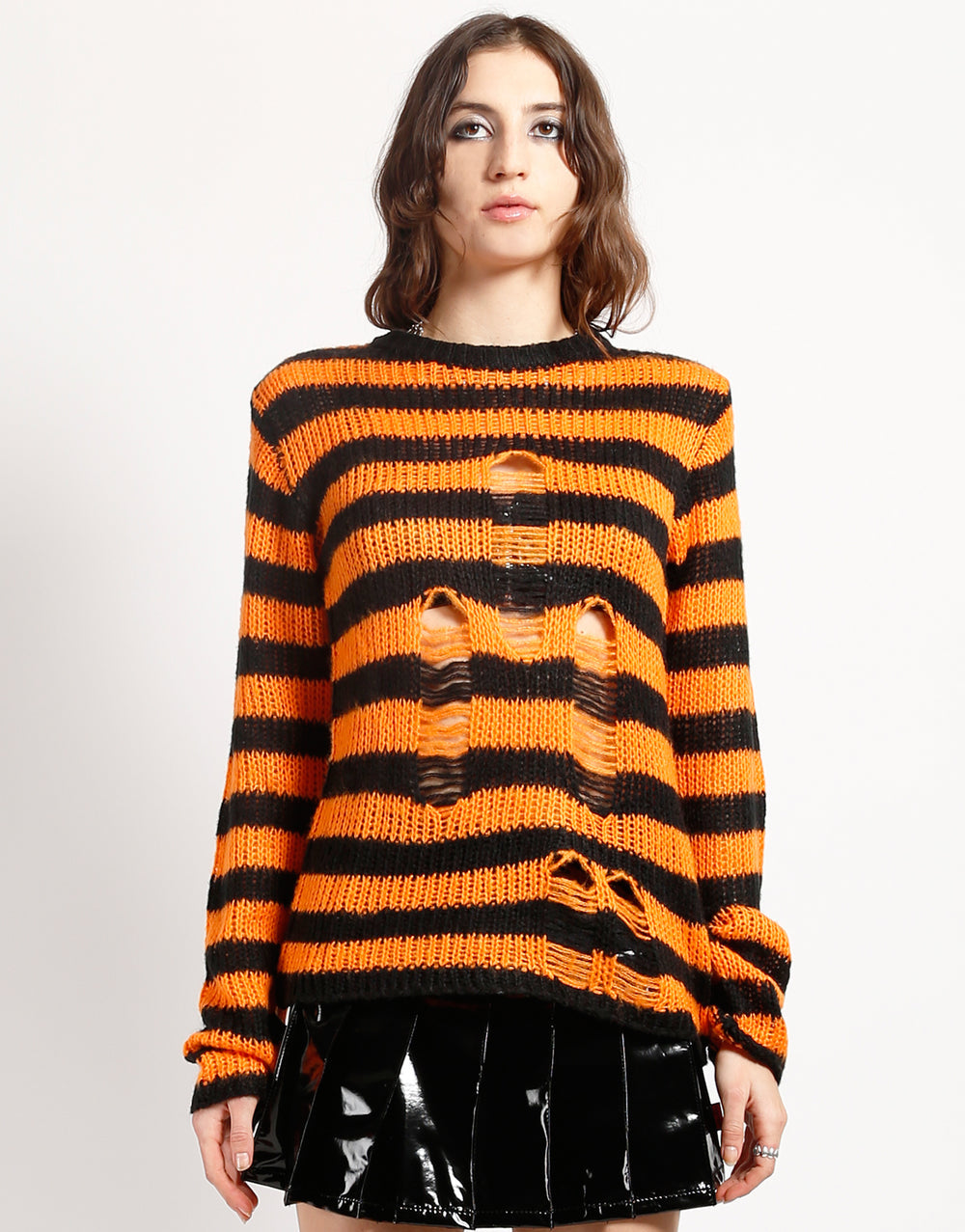 RAG STRIPE SWEATER
