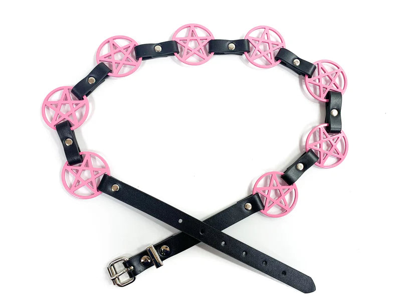 Funk Plus Pink Pentagram Belt
