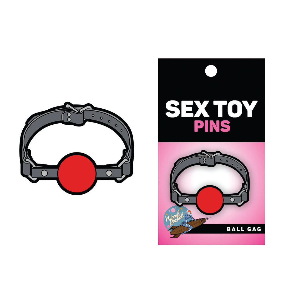 WoodRocket Porn & Sex Toy Pins-Ball Gag – Passional Boutique Store