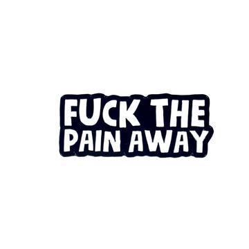 Geeky and Kinky Text Pins Fuck the Pain Away