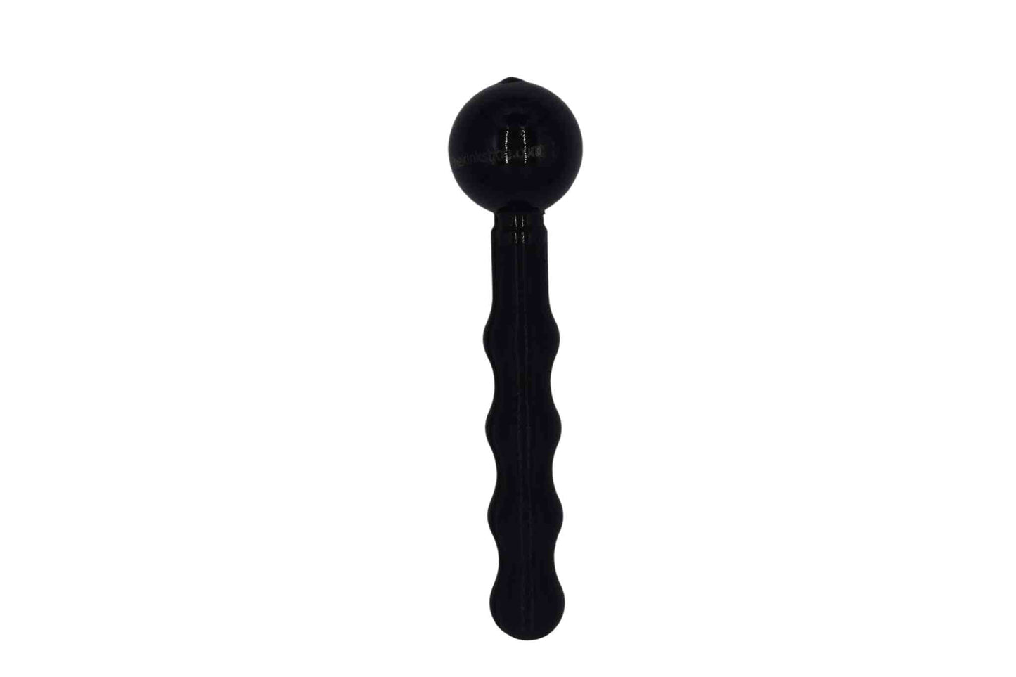 Great for delivering just a hint of pain and a massage sensation
-Smooth wooden ball with black varnish, delivers a comfortable bong
-Good for testicle play
-Ergonomic handle
-Ball measures 2”, handle measures 6.5”