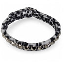 Velvet Animal Print Collar