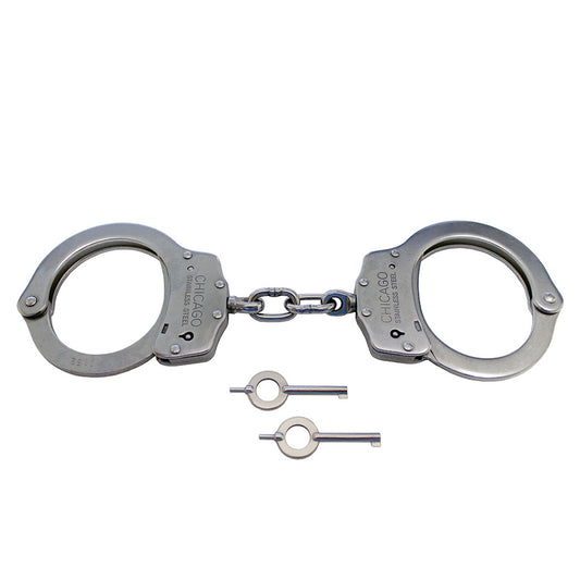 Chicago 1100 Stainless Steel Handcuffs With Keys