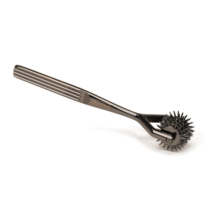 The pewter X-Rose 5 Wheel Wartenberg Pinwheel.