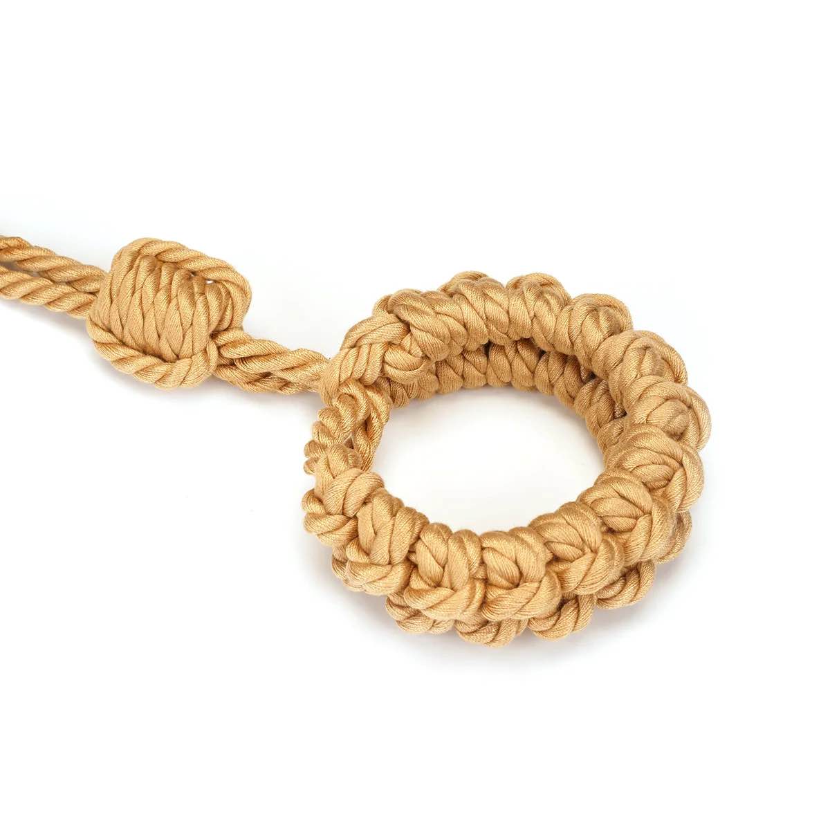 The ankle cuffs on the Bound 2 You II Shibari Rope Hogtie Set.