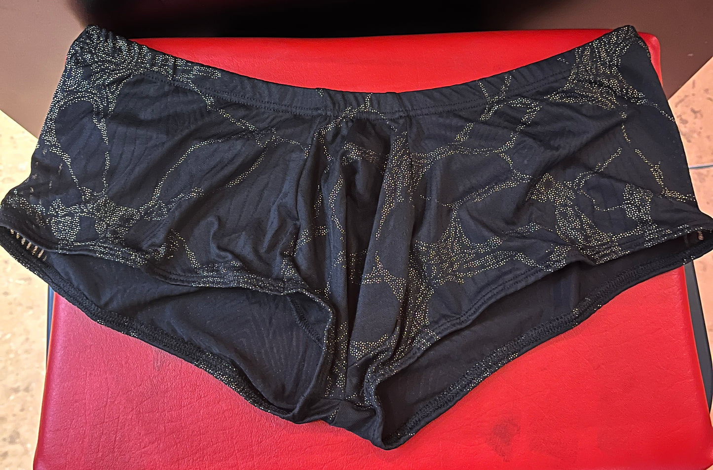 Male Power Mesh Mini Shorts