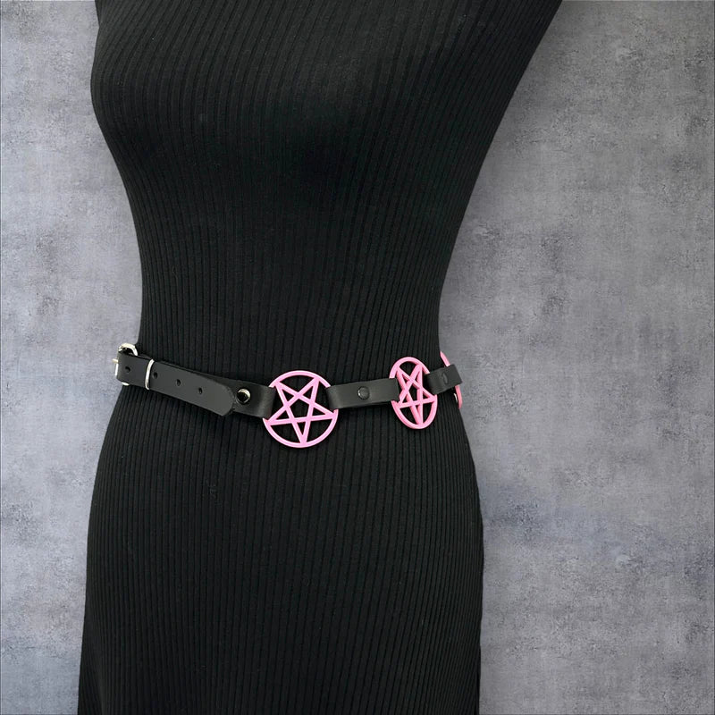 Funk Plus Pink Pentagram Belt