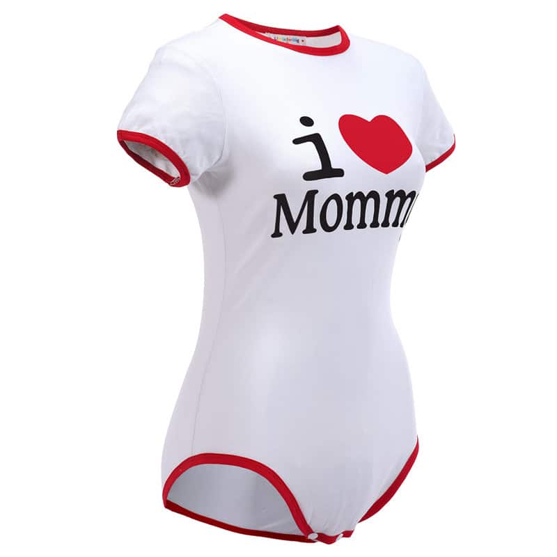 I❤Mommy Onesie Bodysuit side view