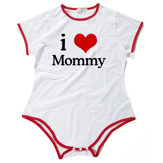 I❤Mommy Onesie Bodysuit front view