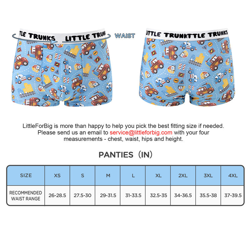LFB Cars Little Trunks Boxer Briefs