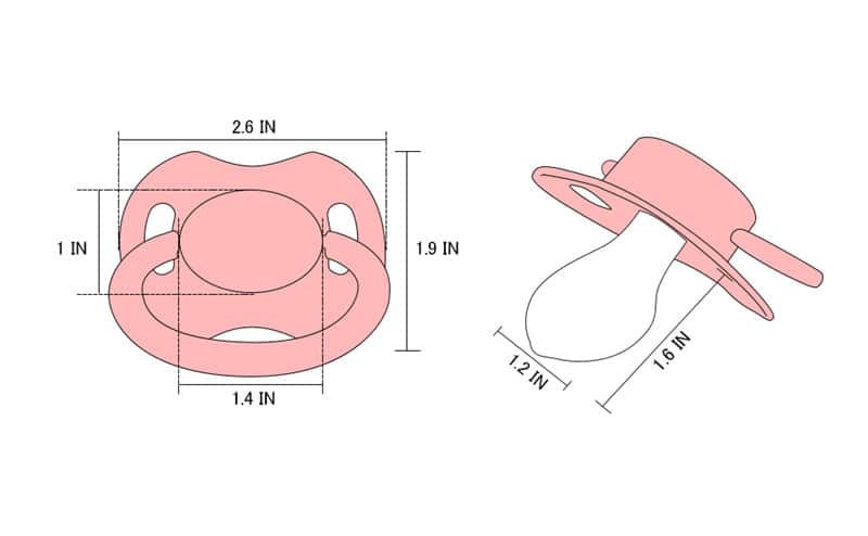 LFB GEN-II Adult Sized Pacifier