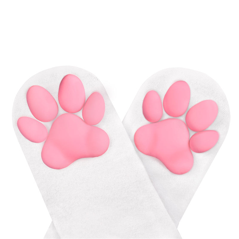 3D Paw Pad Frilled Socks