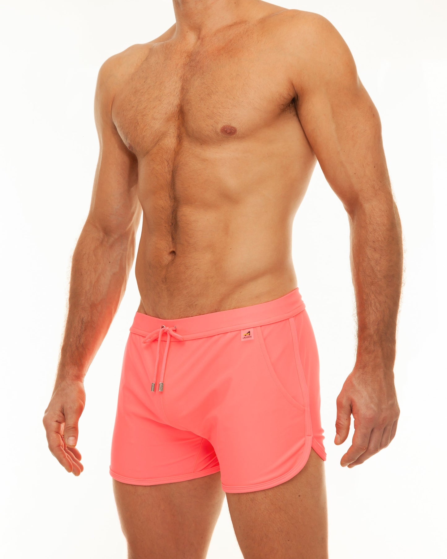 Along Wear Slit Swim Short