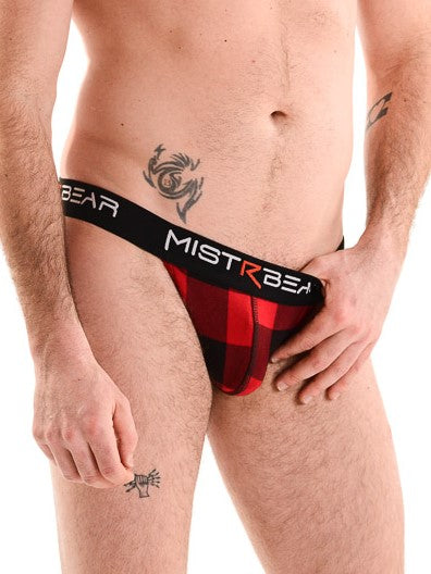 Bamboo Plaid Jock Strap