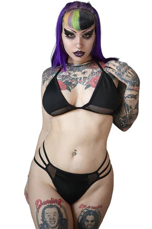 Dark Wave Bikini Top