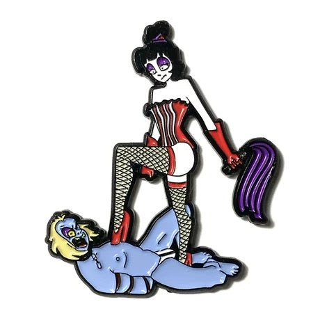 Geeky & Kinky Cartoon Pins Mistress Lydia