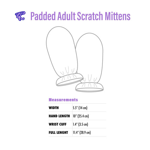 Padded Scratch Mittens