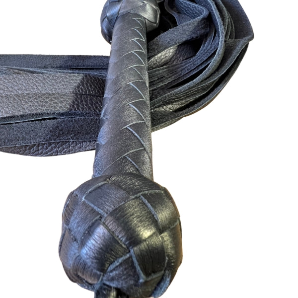 Handle of black leather Moose Flogger