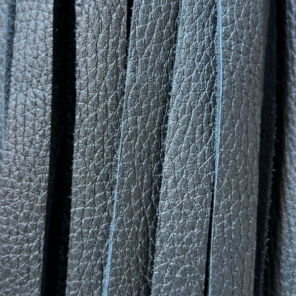 Black Leather Falls of Moose Flogger