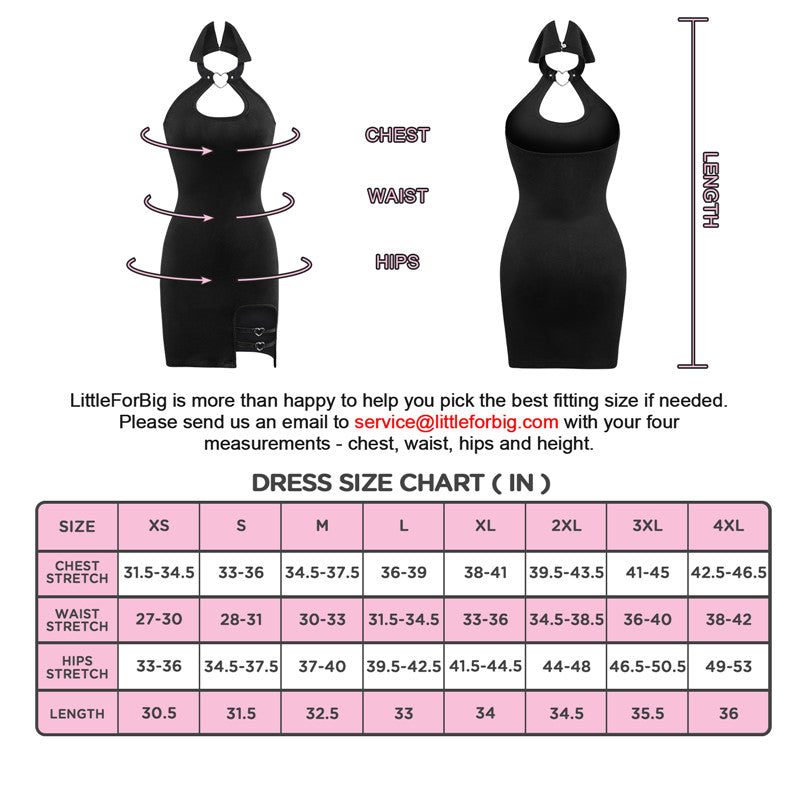 Vampire Collared Bodycon Mini Dress