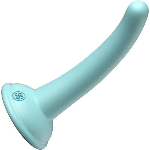 The front and left side of the teal Dillio Platinum Curious.
