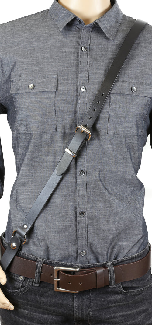 Leather Sam Brown Belt Harness